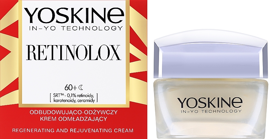 Revitalizing Nourishing Anti-Aging Cream - Yoskine Retinolox 60+ Reconstructing and Nourishing Rejuvenating Cream — photo N2