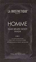 Body, Hair & Beard Wash - La Biosthetique Homme Hair Beard Body Wash (sample) — photo N1