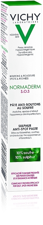 Sulphur Anti-Spot Paste - Vichy Normaderm SOS Sulphur Anti-Spot Paste — photo N2