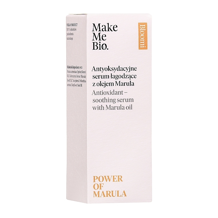 Antioxidant Soothing Serum with Marula Oil - Make Me Bio Power of Marula — photo N3