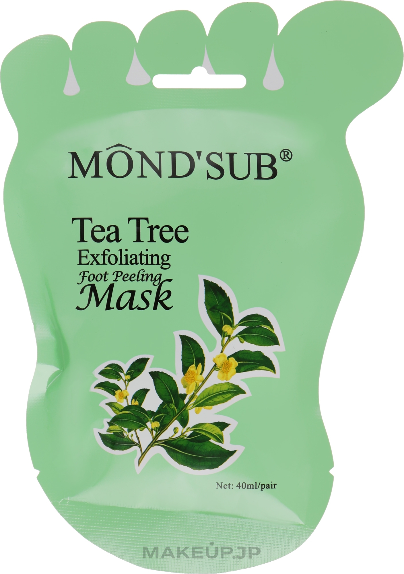 Exfoliating Foot Peeling Mask with Tea Tree Extract - Mond'Sub Tea Tree Exfoliating Foot Peeling Mask — photo 40 ml
