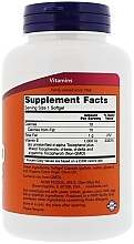 Vitamin E-1000, softgels - Now Foods Natural E-1000 With Mixed Tocopherols Softgels — photo N2