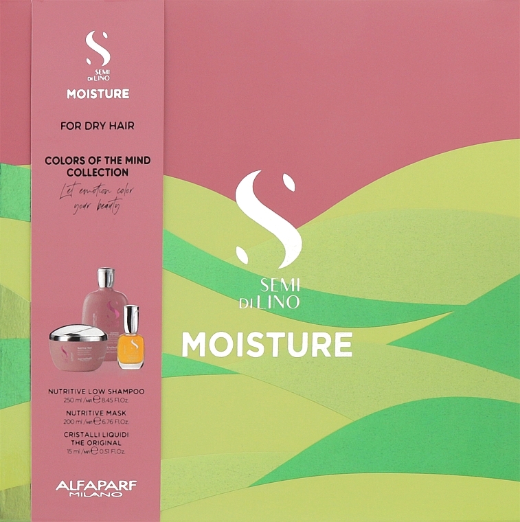 Set - Alfaparf Semi di Lino Moisture Holiday Kit 2022  — photo N1