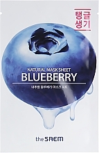 Blueberry Extract Sheet Mask - The Saem Natural Mask Sheet Blueberry — photo N3