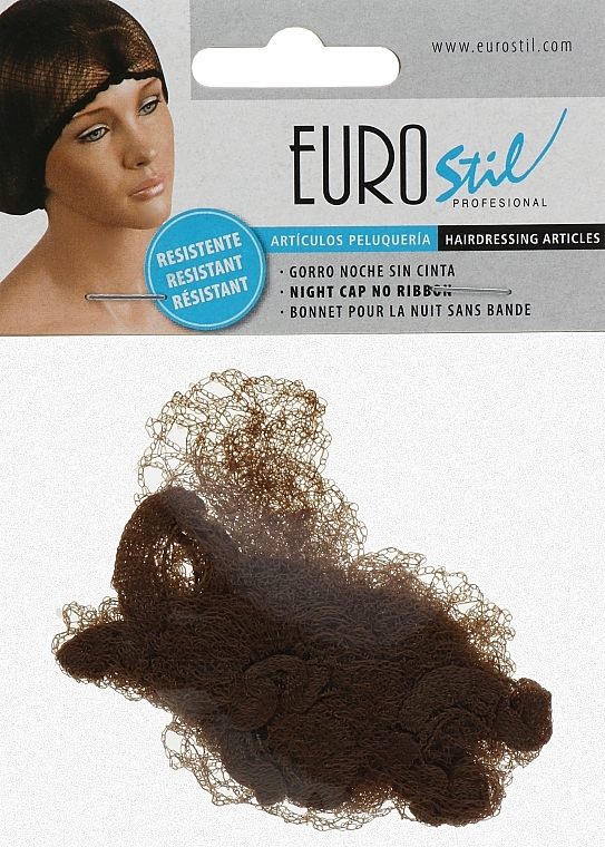 Hair Net, brown, 01049/76 - Eurostil — photo N1