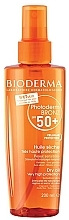 Fragrances, Perfumes, Cosmetics Dry Sun Oil - Bioderma Photoderm Bronz Dry Oil SPF 50+