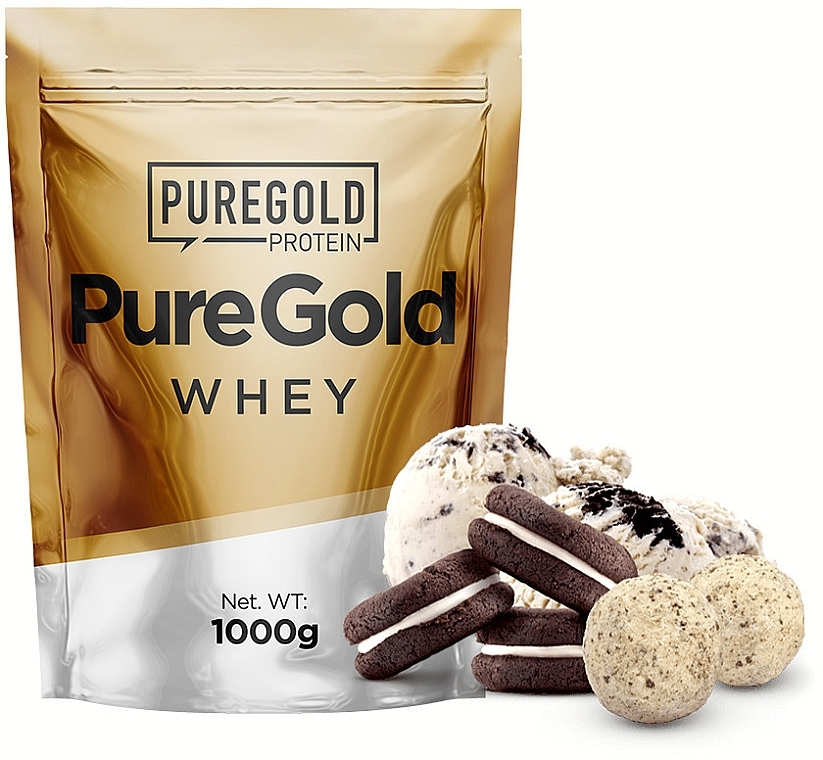 Cookie & Cream Protein - PureGold Whey Protein Cookies & Cream — photo N1