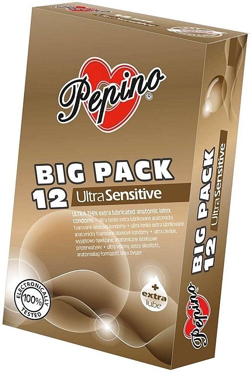 Condoms, 12 pcs - Pepino Ultra Sensitive  — photo N1