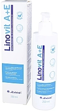 Fragrances, Perfumes, Cosmetics VItamin A & E Body & Face Gel - Ziololek Linovit Dermatological Washing Gel