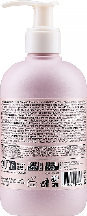 Argan Oil Colored Hair Mask - Inebrya Argan Oil Pro Age Mask — photo N2