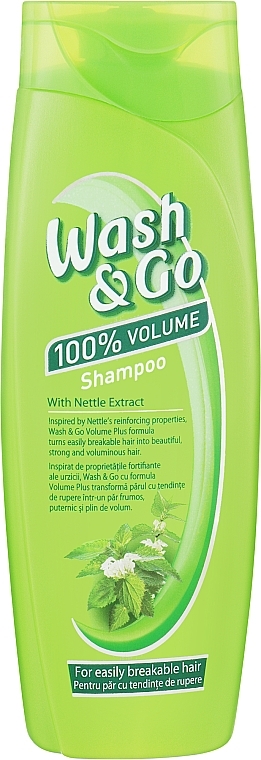 Nettle Shampoo for Brittle Hair - Wash&Go — photo N2