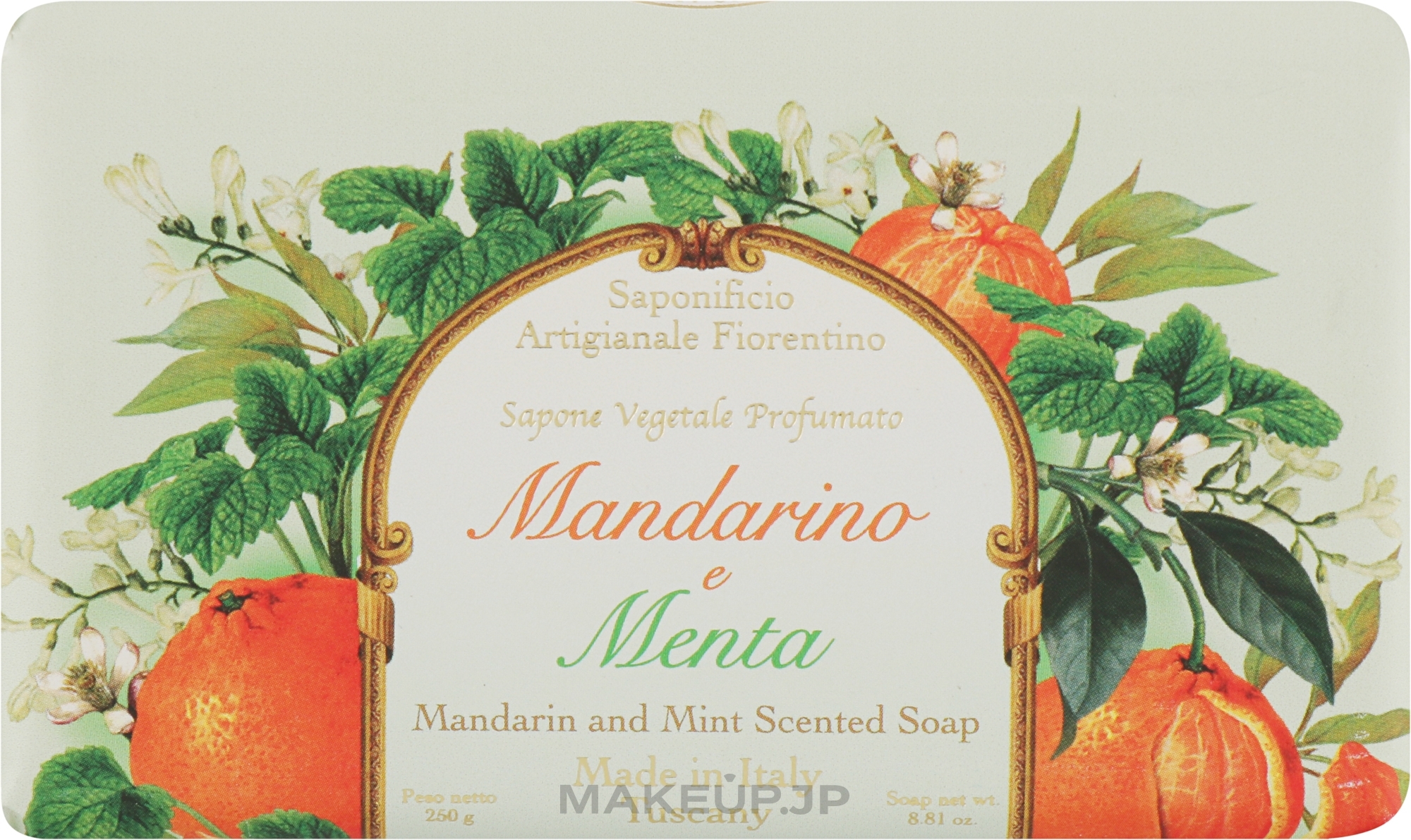 Tangerine & Mint Natural Soap - Saponificio Artigianale Fiorentino Tangerine & Mint Soap — photo 250 g