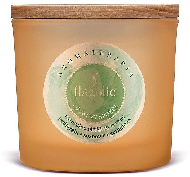 Scented Candle in Glass "Refreshing Peace" - Flagolie Fragranced Candle Refreshing Peace — photo N1