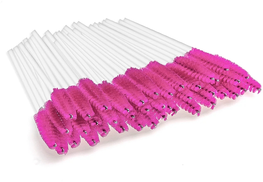 Lash & Brow Brush, pink and white - Clavier — photo N3
