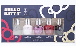 Fragrances, Perfumes, Cosmetics Set - OPI. Infinite Shine Hello Kitty Mini Set