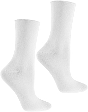 Fragrances, Perfumes, Cosmetics Women's Long Cotton Socks, 1 pair, white - Moraj