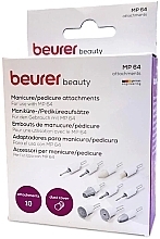 Fragrances, Perfumes, Cosmetics Manicure & Pedicure Nail Drill Bits, 10 pcs - Beurer MP 64