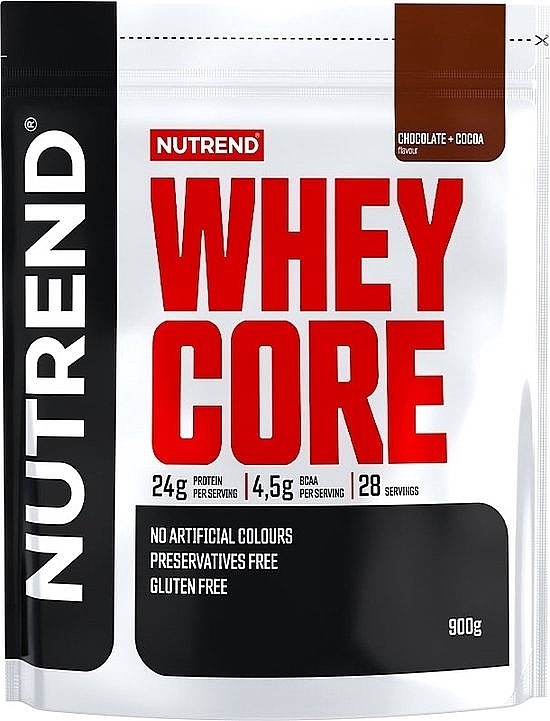 Whey Protein - Chocolate & Cocoa - Nutrend Whey Core Chocolate + Cocoa — photo N1