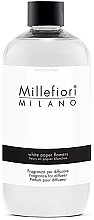 Fragrance Diffuser Refill - Millefiori Milano Natural White Paper Flowers Diffuser Refill — photo N1