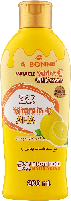 Vitamin C & Milk Proteins Body Lotion - A Bonne Miracle White C Milk Lotion — photo N16