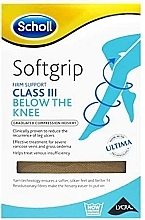 Fragrances, Perfumes, Cosmetics Softgrip Class III Below the Knee Open Toe Socks, nude - Scholl