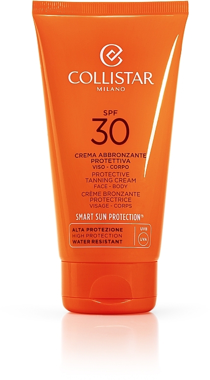Tanning Cream - Collistar Ultra Protection Tanning Cream face and body SPF 30 — photo N1