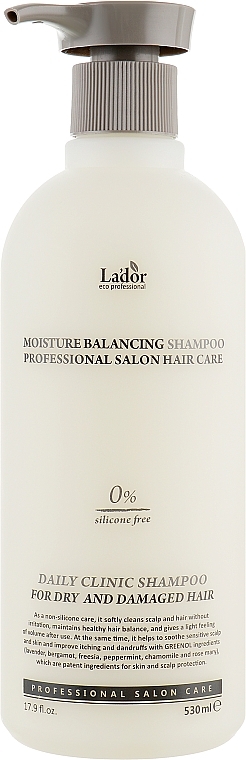 Silicone-Free Moisturizing Shampoo - La'dor Moisture Balancing Shampoo — photo N1