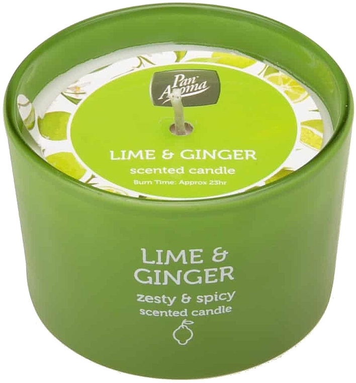 Scented Candle 'Lime and Ginger' - Pan Aroma Lime & Ginger Scented Candle — photo N1