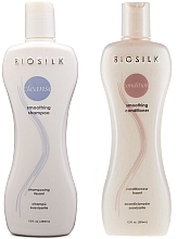 Fragrances, Perfumes, Cosmetics Set - BioSilk Smoothing Set (shm/350ml + cond/350ml)