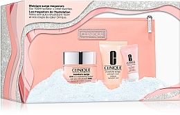 Fragrances, Perfumes, Cosmetics Set - Clinique Moisture Surge Megastars Set (gel/50ml + mask/30ml + l/balm/7ml + bag)