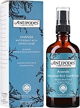 Face Tonic with High Concentration of Antioxidants - Antipodes Ananda Antioxidant-Rich Gentle Toner — photo N2