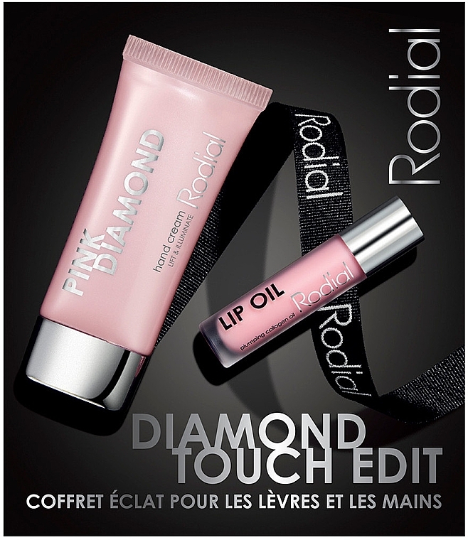 Set - Rodial Pink Diamond Touch Edit (h/cr/50ml + lip/oil/4ml) — photo N1