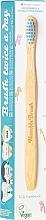 Kids Bamboo Toothbrush, ultra-soft, blue - The Humble Co. — photo N1