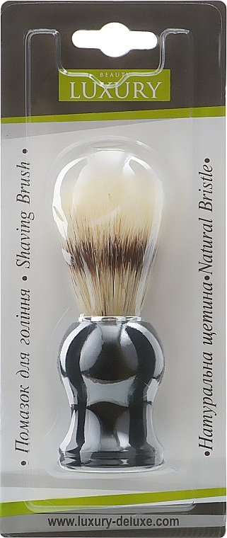 Shaving Brush with Badger Pile, PB-10 - Beauty LUXURY — photo N1