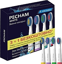 Fragrances, Perfumes, Cosmetics Electric Toothbrush Heads - Pecham Travel White