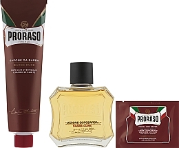 Shaving Set for Coarse Stubble with Shea Butter & Sandal Oil - Proraso Red Classic Shaving Duo (sh/cr/150ml + ash/lot/100ml) — photo N2