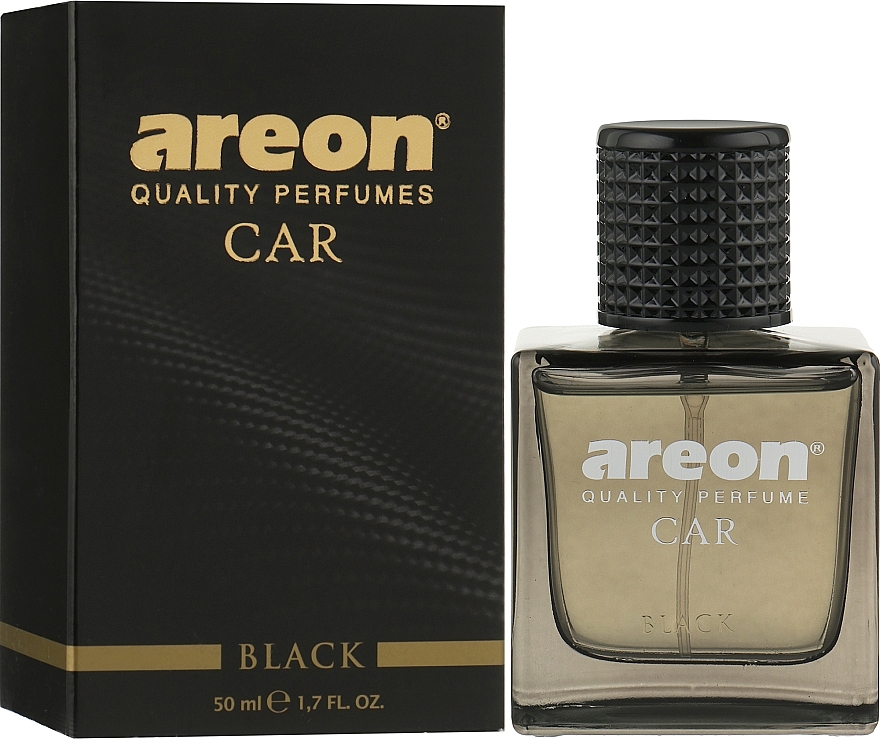 Car Air Freshener - Areon Car Perfume Black — photo N1