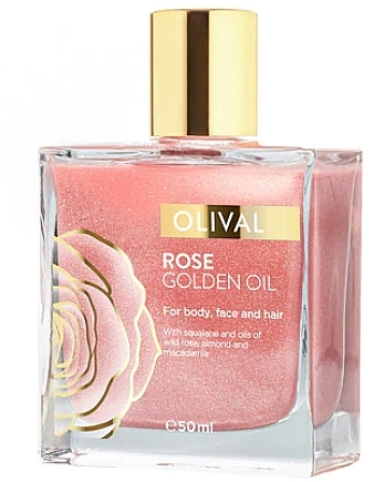 Illuminating Body, Face & Hair Oil - Olival Rose Gold Oil — photo N1