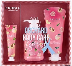 Fragrances, Perfumes, Cosmetics Set - Frudia My Orchard Peach Body Care Gift Set (sh/gel/300ml + essence/200ml + h/cr/30g)