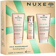 Fragrances, Perfumes, Cosmetics Bundle - Nuxe Reve De The Revitalizing Ritual (sh/gel/100ml + aromatic/water/30ml + b/scr/150g)