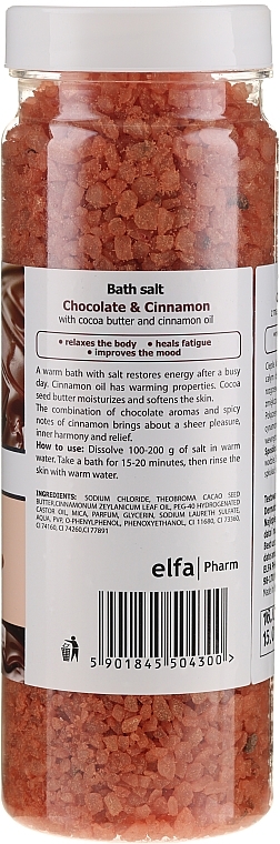 Bath Salt - Fresh Juice Chocolate & Cinnamon — photo N4