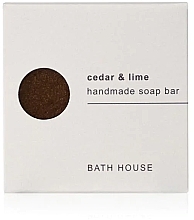 Fragrances, Perfumes, Cosmetics Bath House Cedar & Lime Handmade Cleansing Soap Bar - Soap