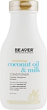 Fragrances, Perfumes, Cosmetics Smoothing Coconut Oil Conditioner for Dry & Unruly Hair - Beaver Professional Moisturizing Coconut Oil & Milk Conditioner