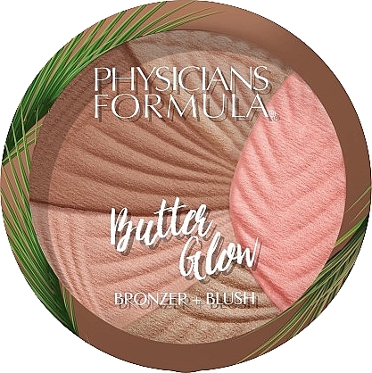 Face Contour Palette - Physicians Formula Butter Glow Bronzer + Blush Healthy Glow — photo N1