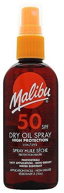 Sunscreen Body Dry Oil - Malibu Continuous Dry Oil Spray SPF 50 — photo N1