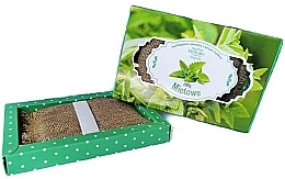 Fragrances, Perfumes, Cosmetics Set - Delicate Organic Peeling Glove With Grated Mint Soap (soap/100g + glove/1pcs)