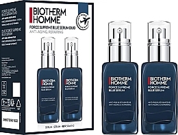 Fragrances, Perfumes, Cosmetics Set - Biotherm Homme Force Supreme Blue Serum Duo (f/ser/50mlx2)