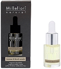 Fragrances, Perfumes, Cosmetics Incense and White Wood Aroma Lamp Concentrate - Millefiori Milano Natural Incense & Blond Woods