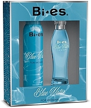 Fragrances, Perfumes, Cosmetics Bi-Es Blue Water - Set (edp/100ml + deo/150ml)