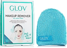 Makeup Remover Glove, blue - Glov On The Go Makeup Remover Bouncy Blue — photo N1
